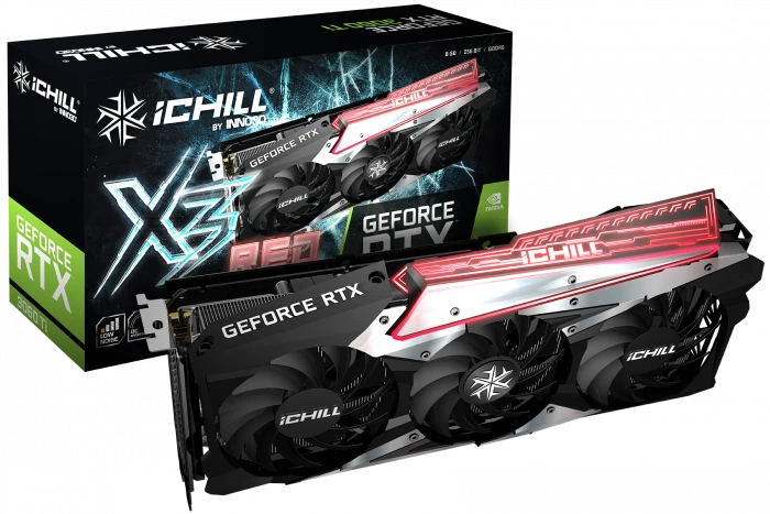 INNO3D GEFORCE RTX 3060 TI ICHILL X3 RED LHR